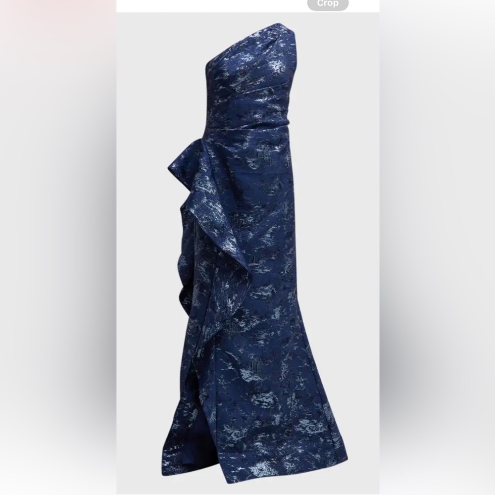 Rickie Freeman for Teri Jon One Shoulder Dress